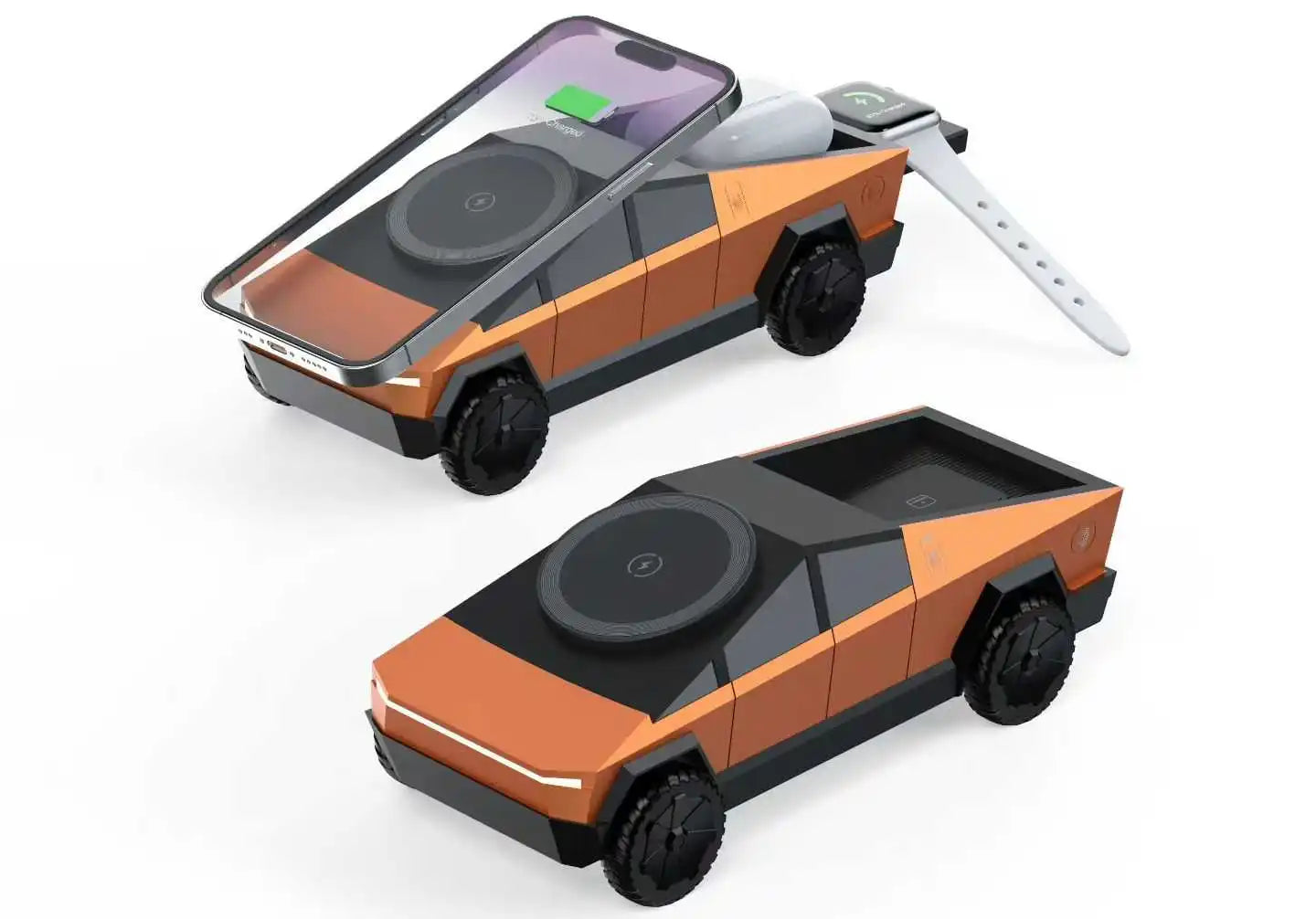 Cybertruck 3-in-1 Wireless Charger Magnetic Fast Charger (CyberDock)